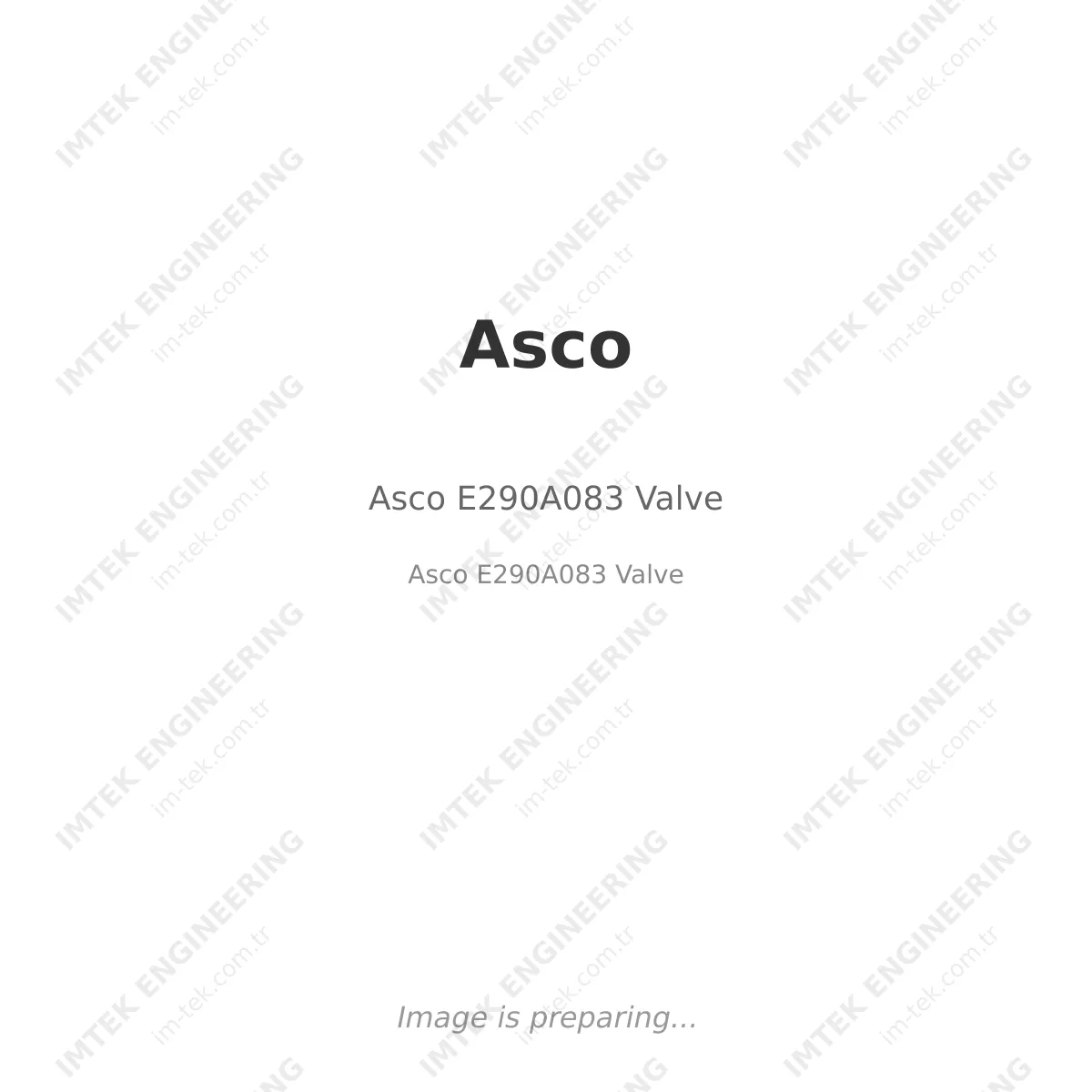 Asco E290A083 Valve
