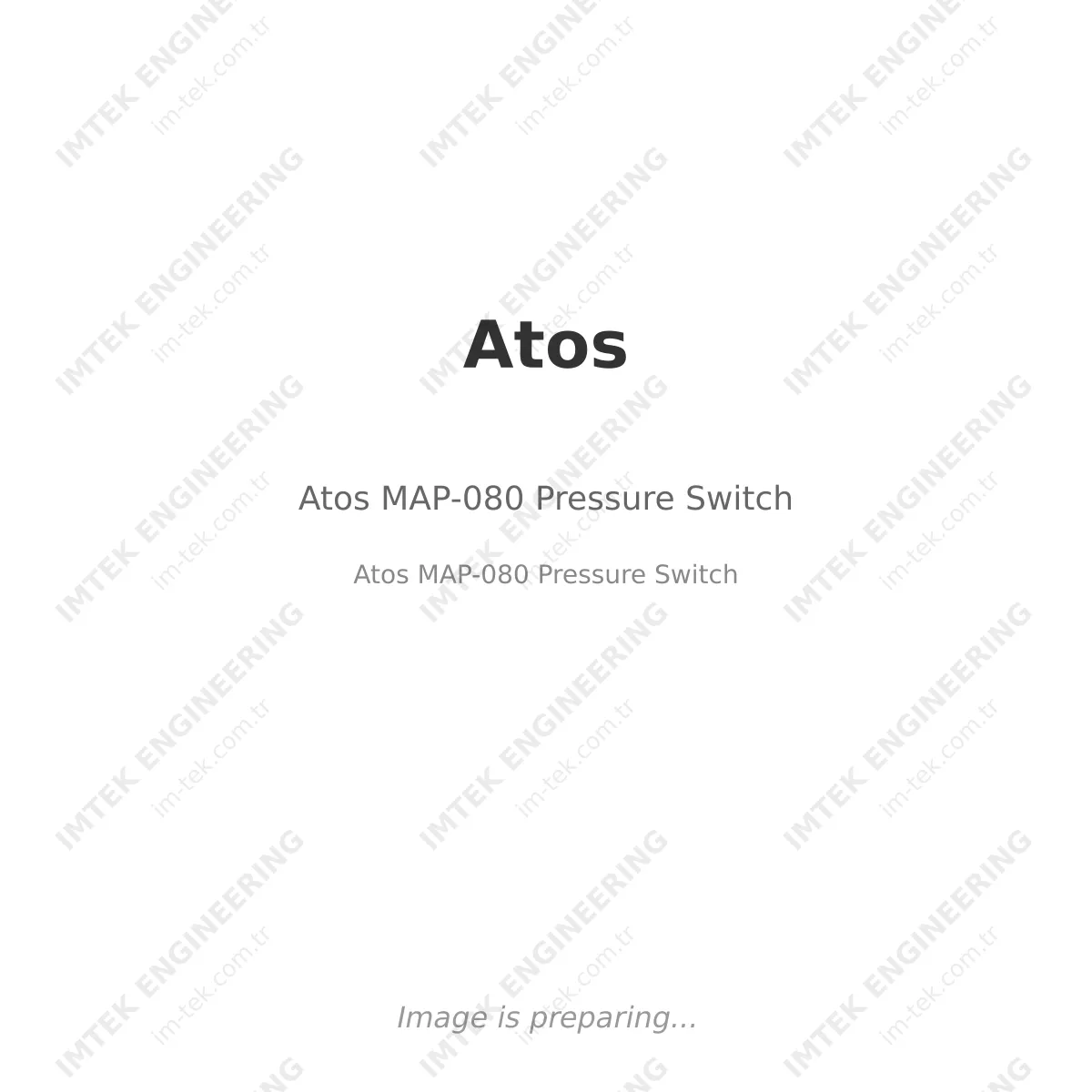 Atos MAP-080 Pressure Switch
