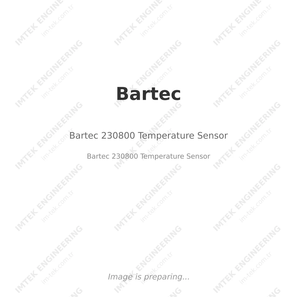 Bartec 230800 Temperature Sensor