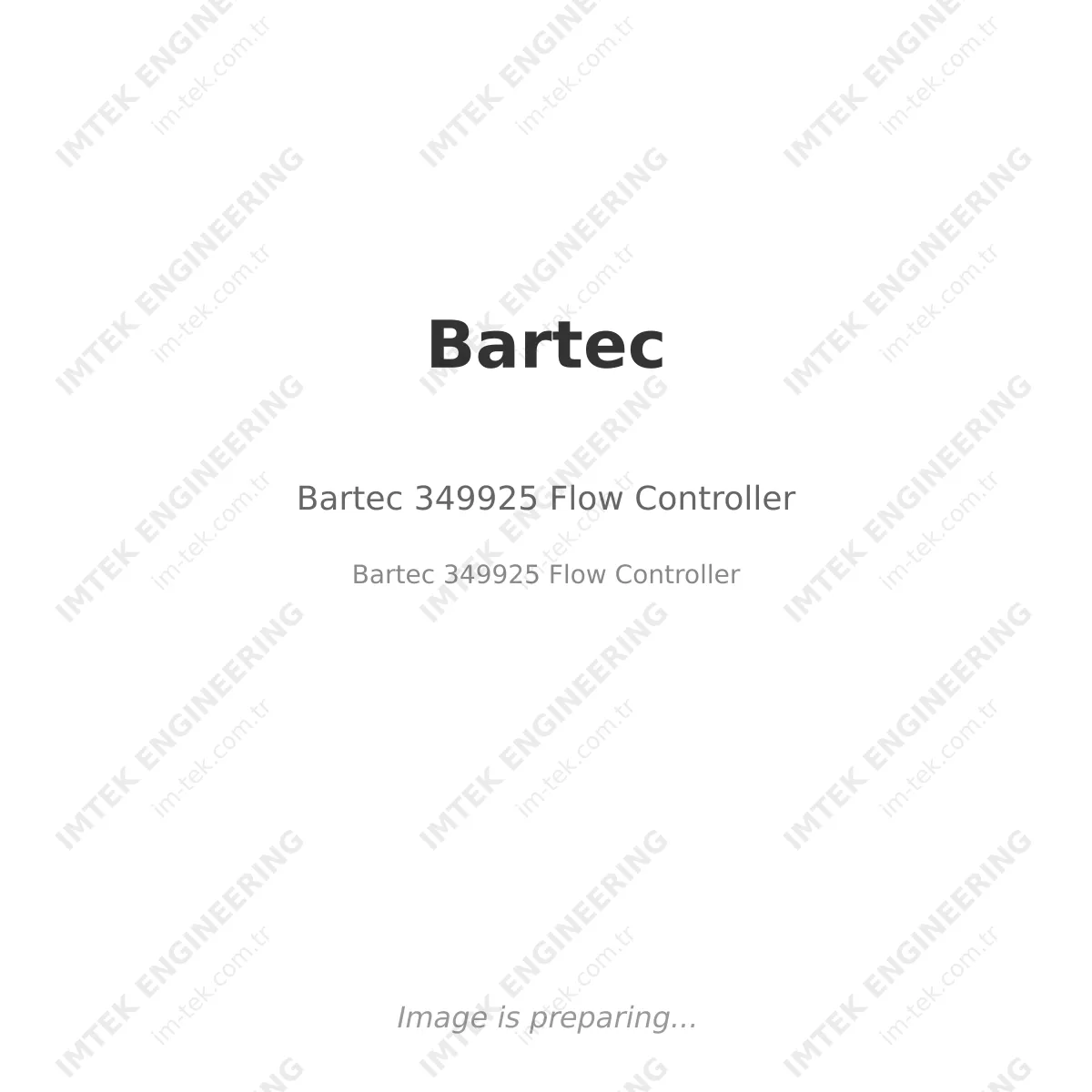 Bartec 349925 Flow Controller