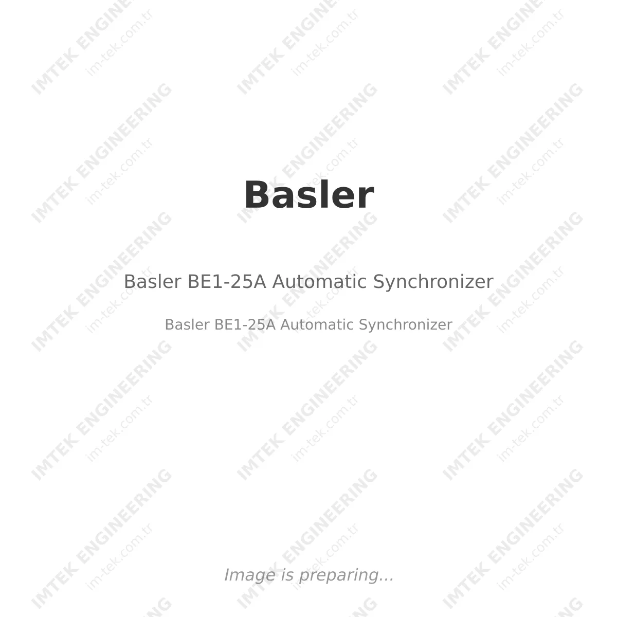 Basler BE1-25A Automatic Synchronizer