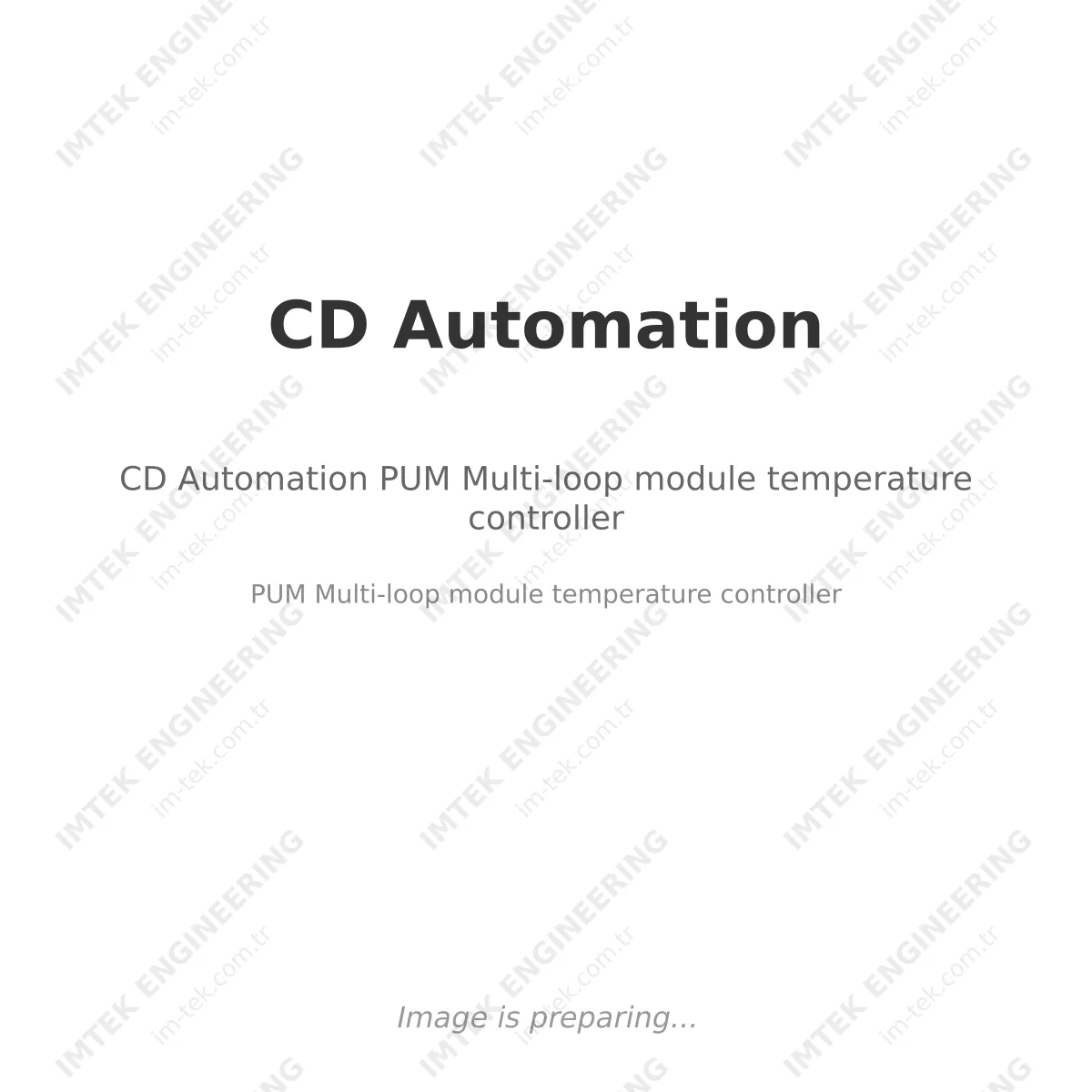 CD Automation PUM Multi-loop module temperature controller