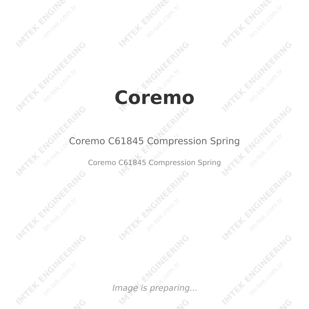 Coremo C61845 Compression Spring