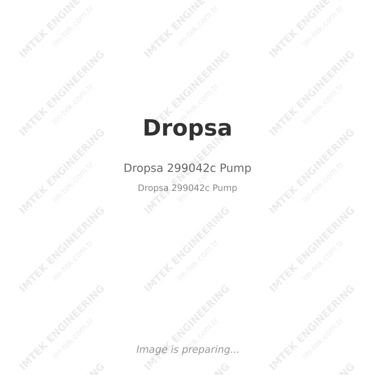 Dropsa 299042c Pump
