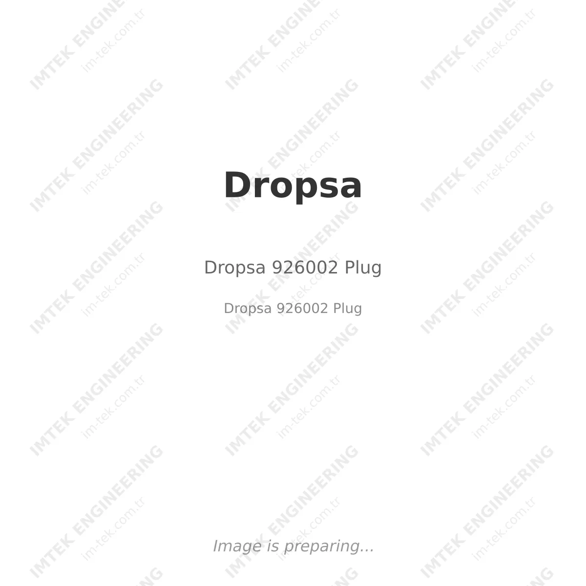 Dropsa 926002 Plug