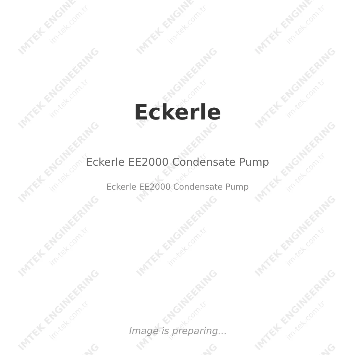 Eckerle EE2000 Condensate Pump