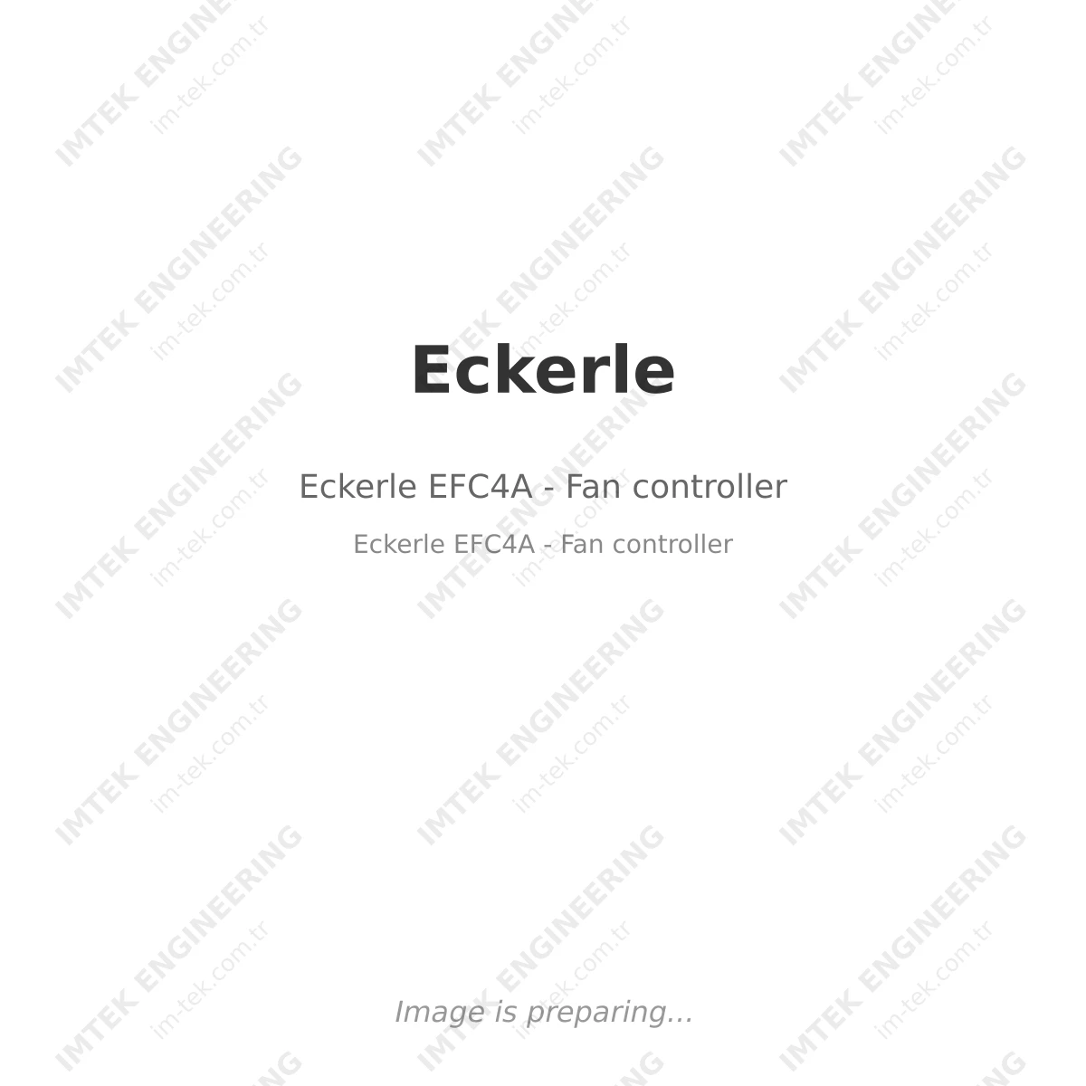 Eckerle   EFC4A - Fan controller