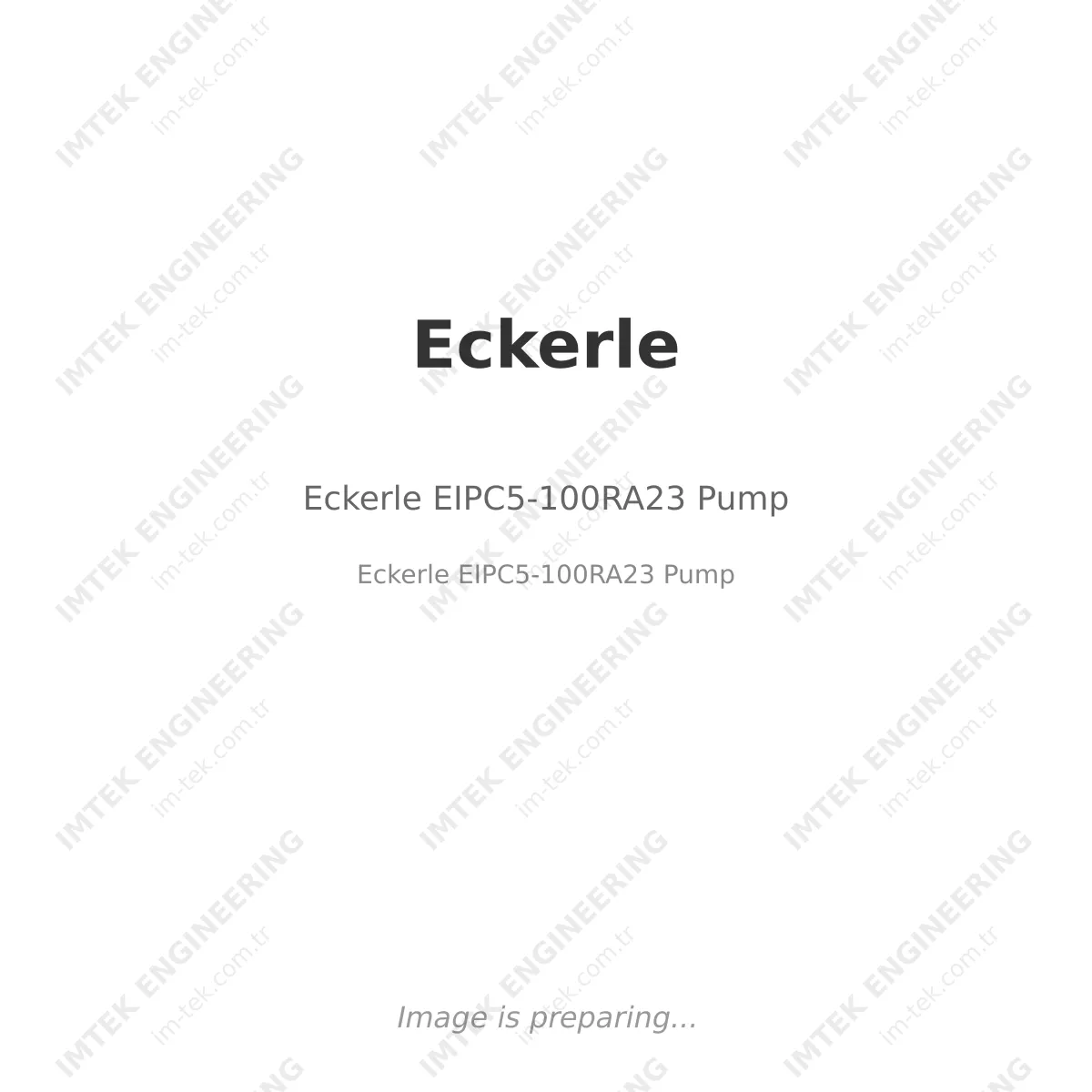 Eckerle EIPC5-100RA23 Pump