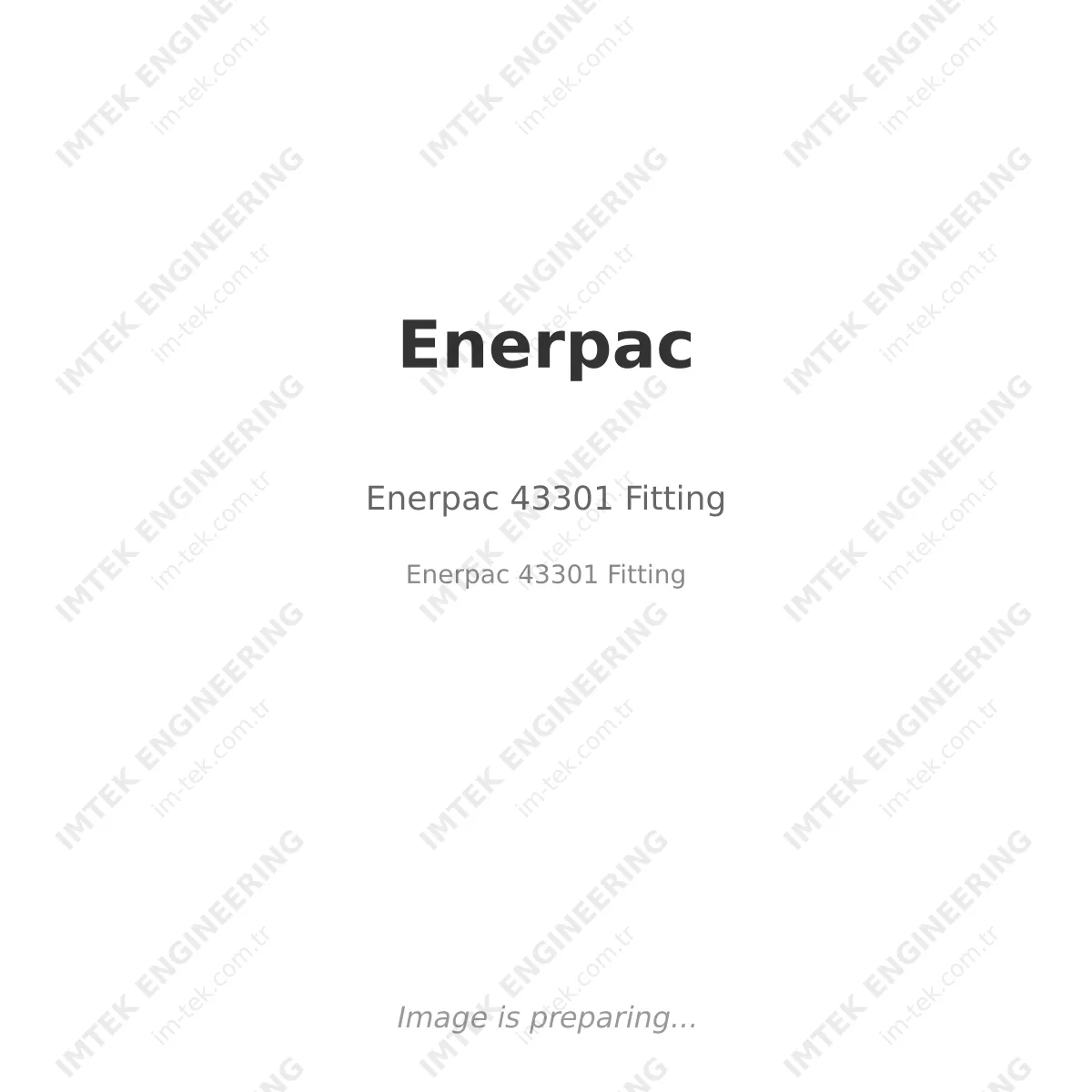 Enerpac 43301 Fitting