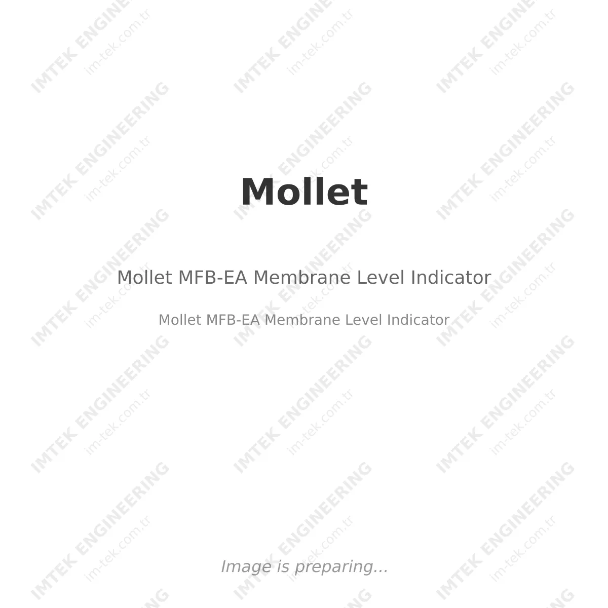 Mollet MFB-EA Membrane Level Indicator