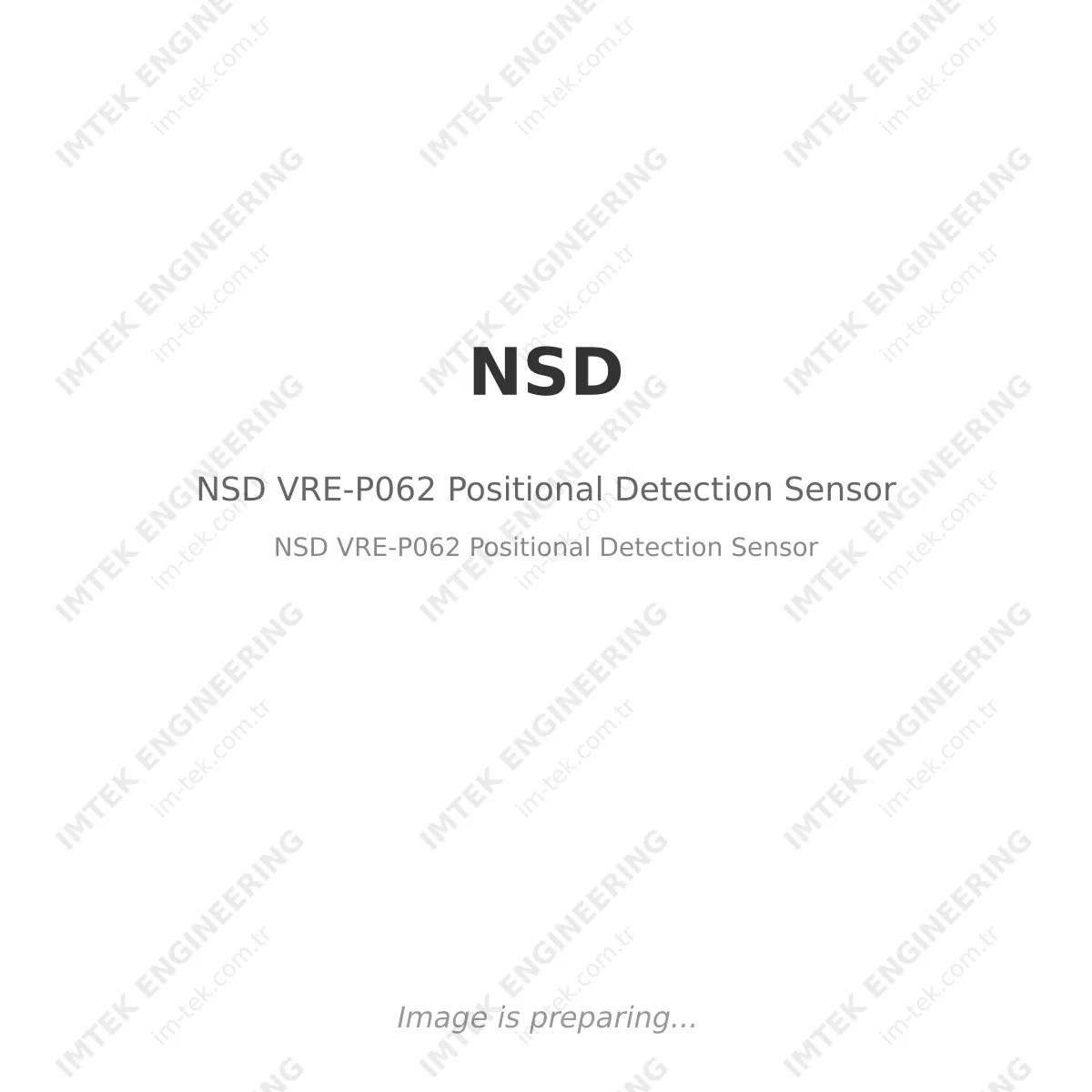 NSD VRE-P062 Positional Detection Sensor