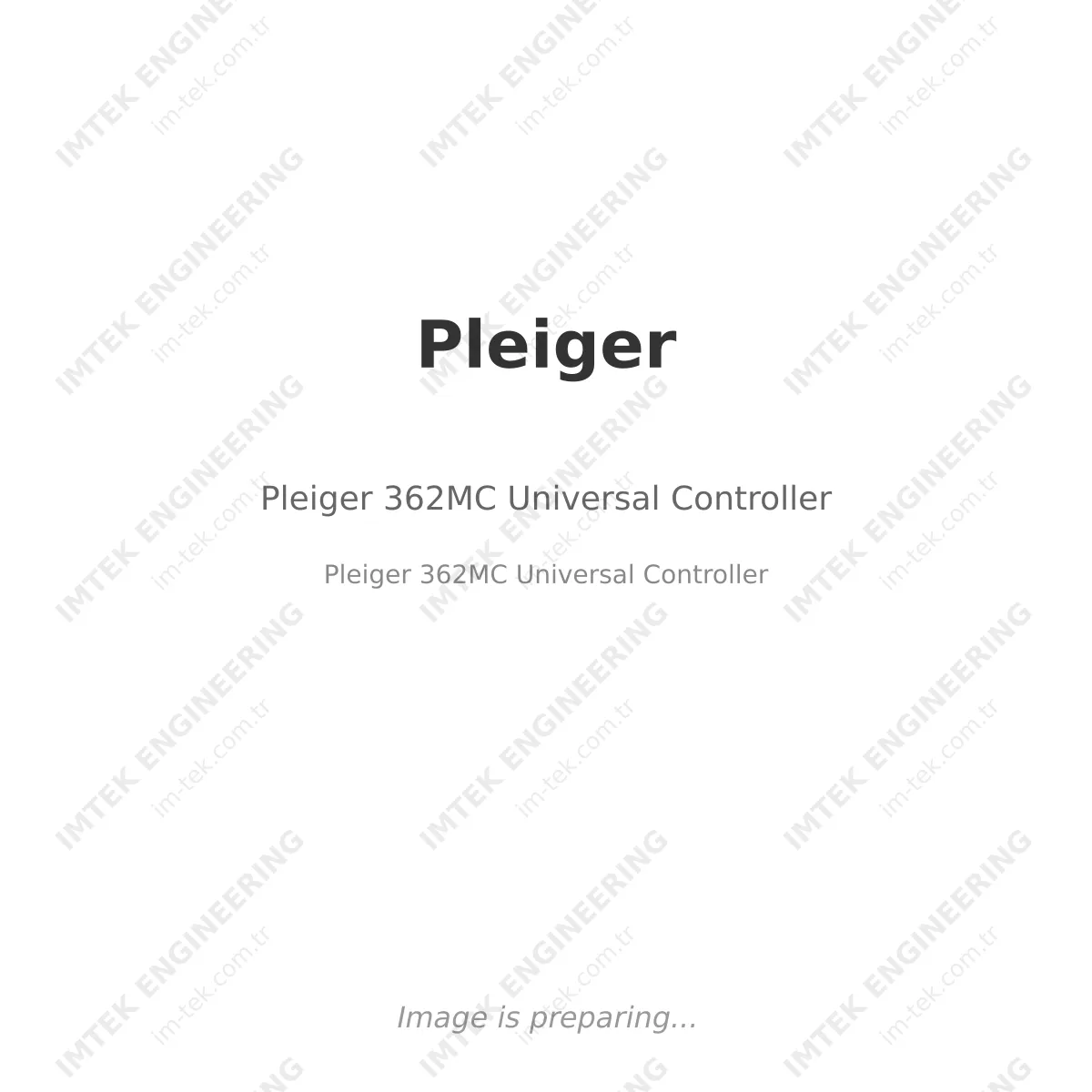 Pleiger 362MC Universal Controller