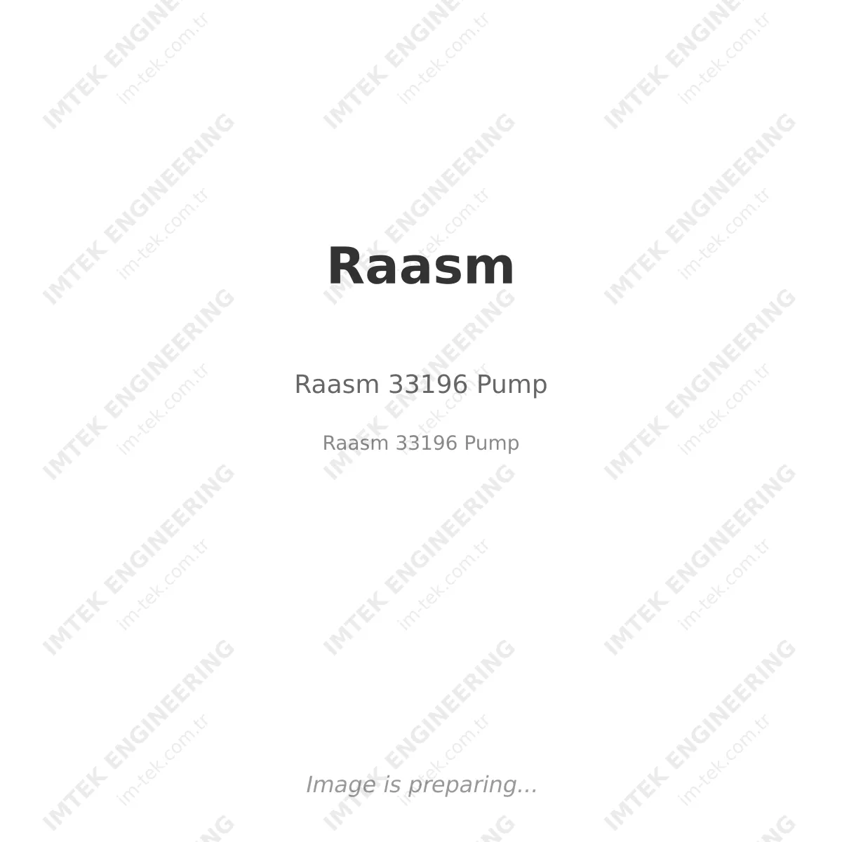 Raasm 33196 Pump