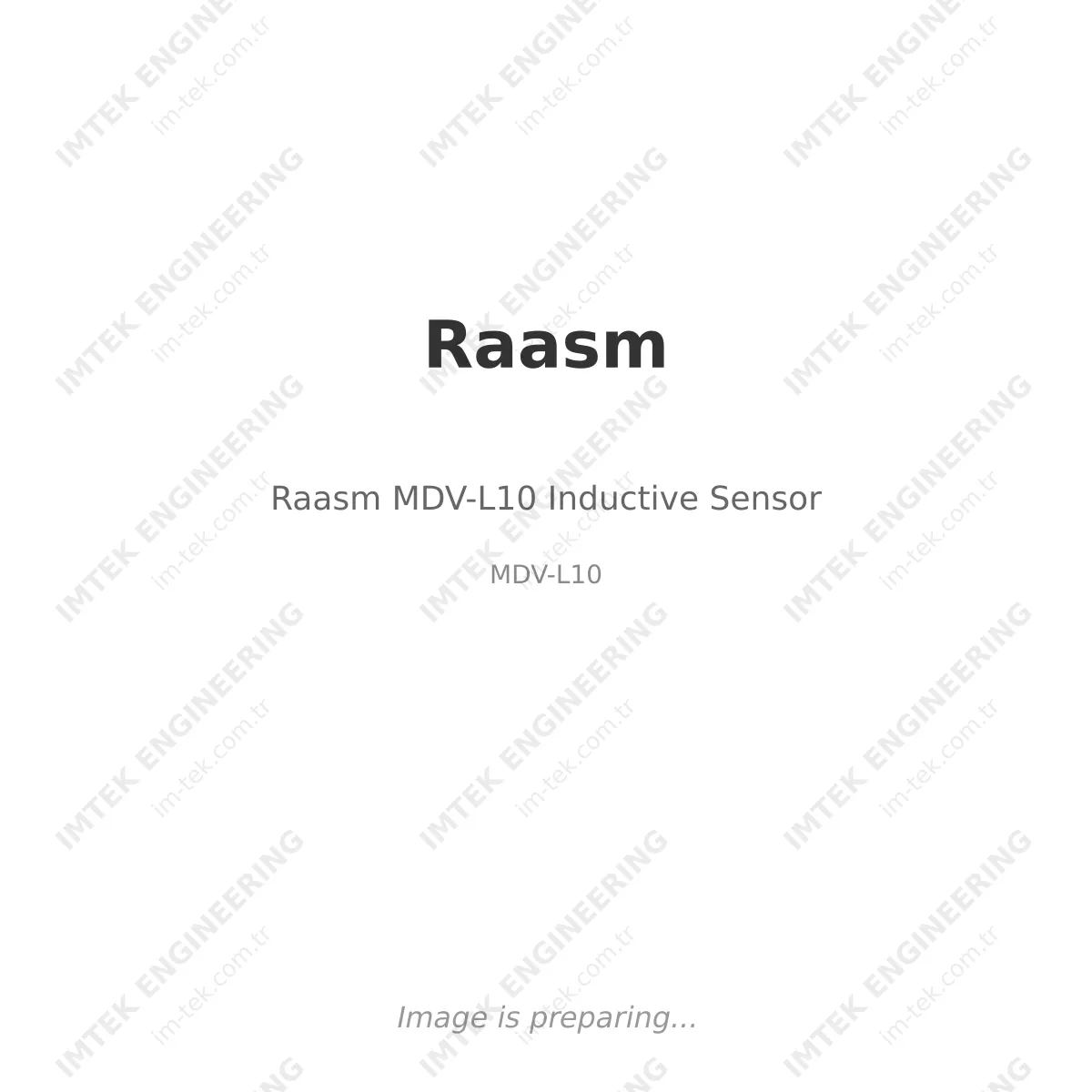 Raasm MDV-L10 Inductive Sensor