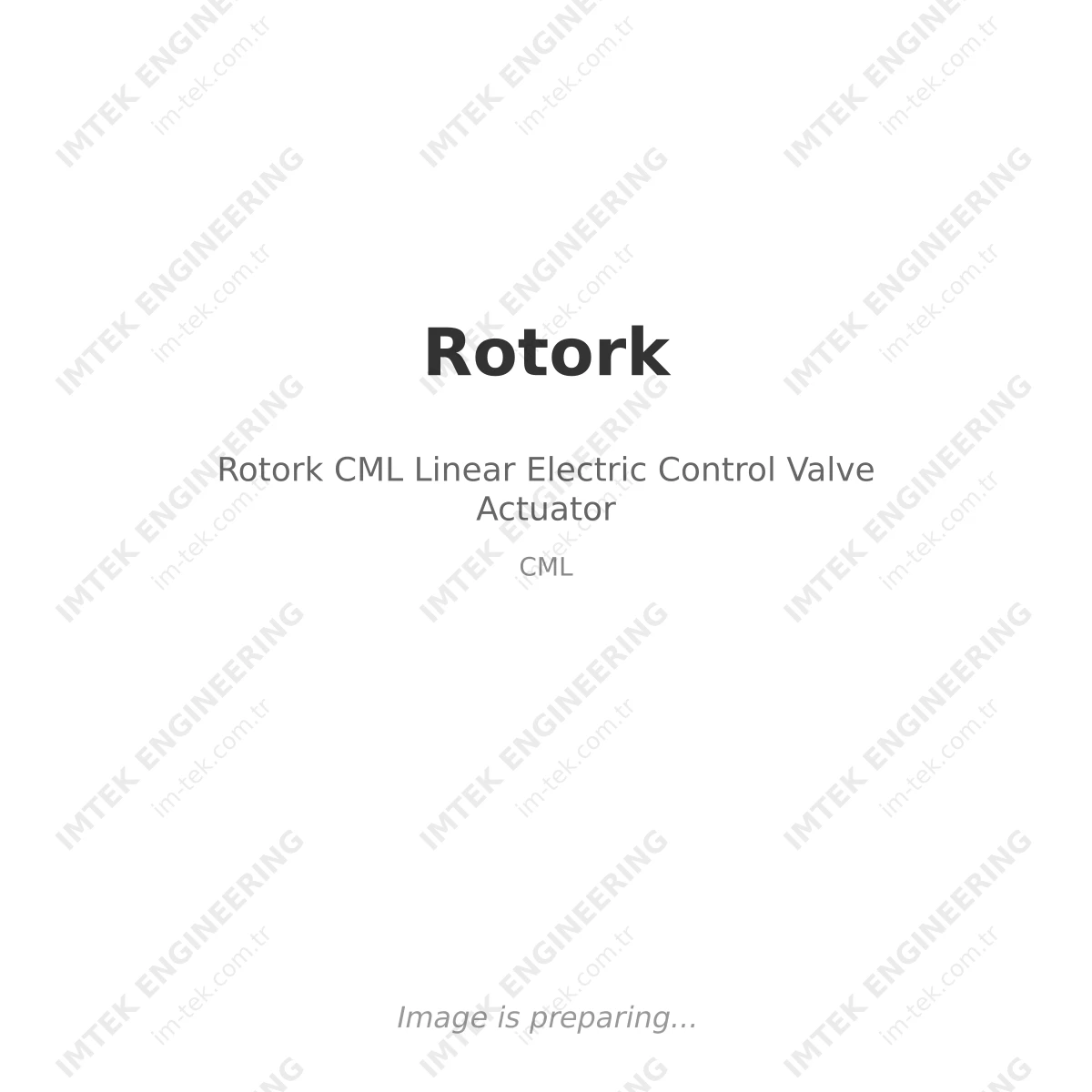 Rotork CML Linear Electric Control Valve Actuator