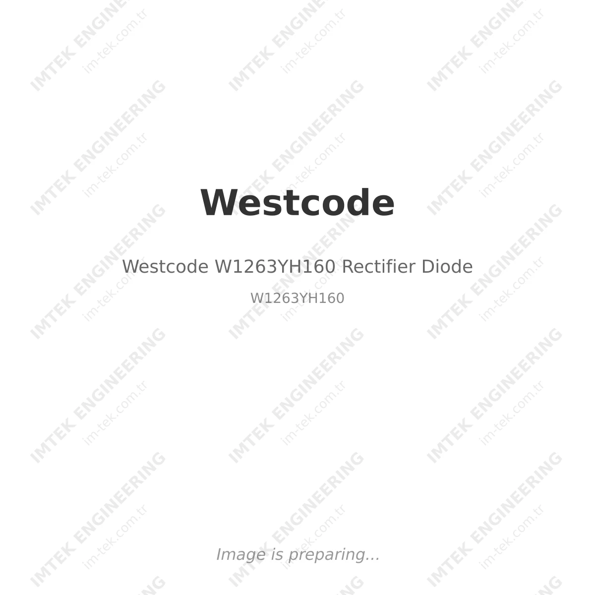 Westcode W1263YH160  Rectifier Diode